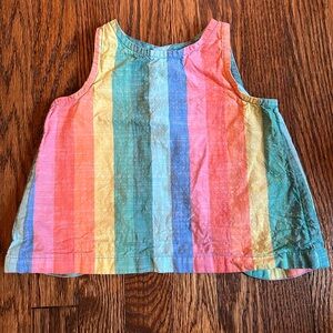 Hanna Andersson rainbow tank 4T